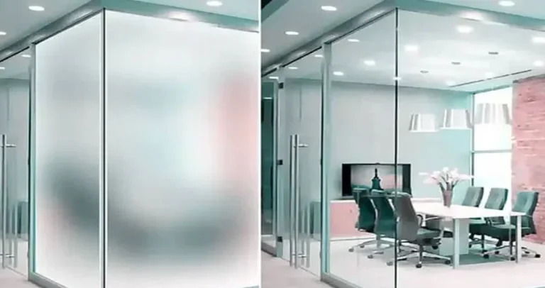 پارتیشن شیشه ای اتاق خواب