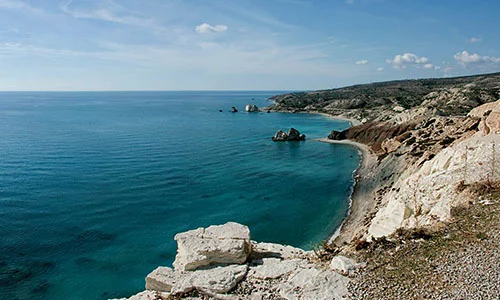 Geographical location of Cyprus