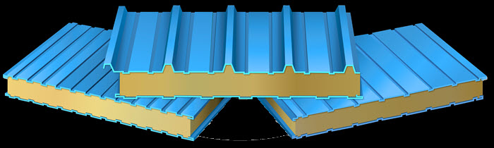 ساندویچ پانل سقفی