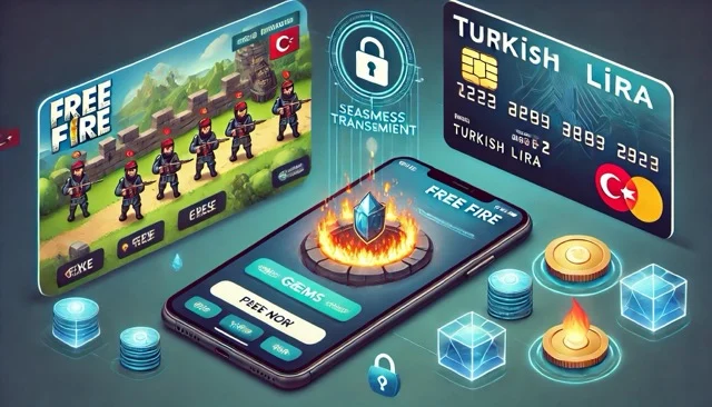 سریعترین و امنترین روش برای خرید جم فری فایر و مستر کارت لیر ترکیه