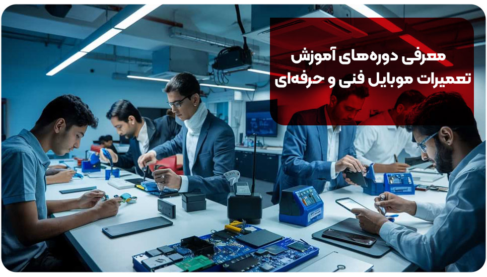 معرفی دوره‌های آموزش تعمیرات موبایل فنی و حرفه‌ای