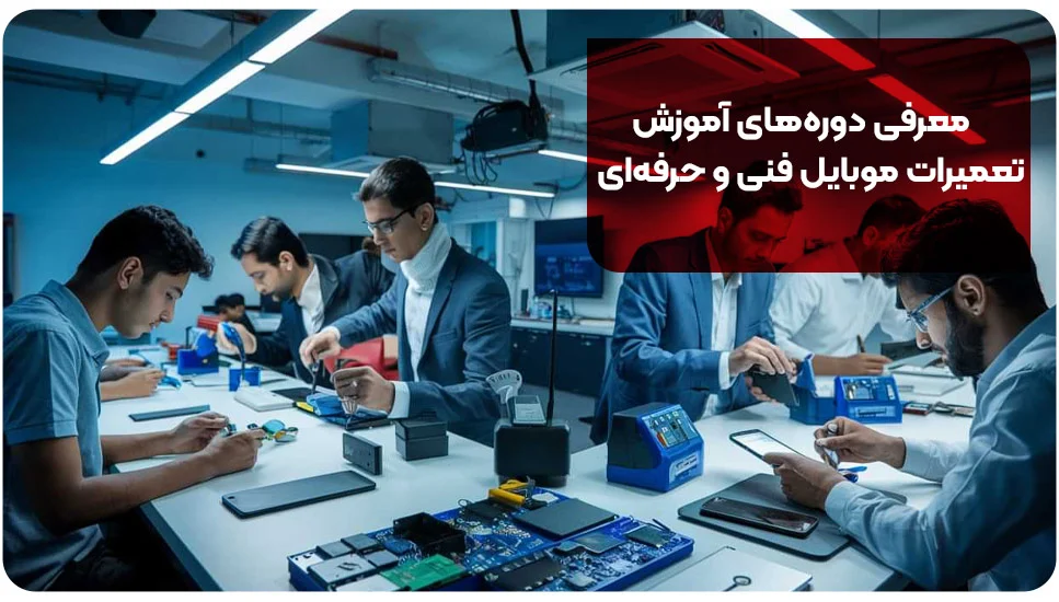 معرفی دوره&zwnj;های آموزش تعمیرات موبایل فنی و حرفه&zwnj;ای