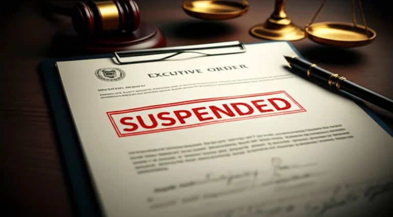 قرار توقیف عملیات اجرایی