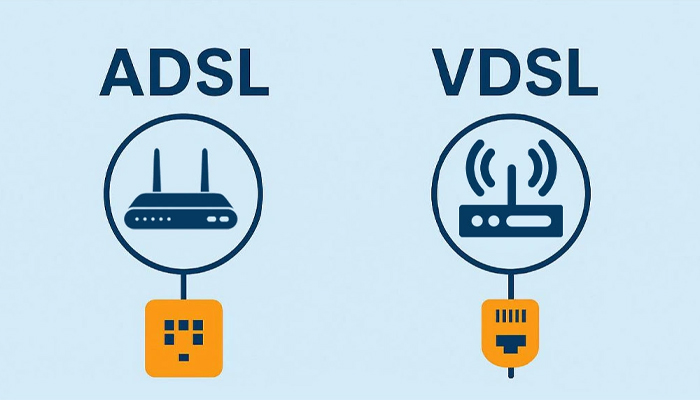 تفاوت ADSL-vs-VDSL